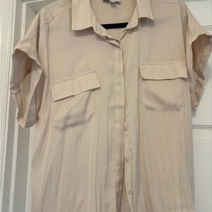 Evereve utility-style button down